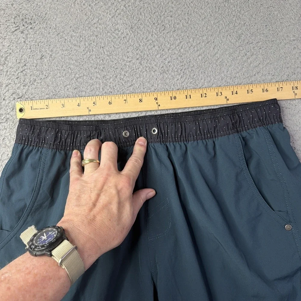 Vuori Men's Kore Shorts Size XL Blue (Unlined) Drawstring Has Been Cut